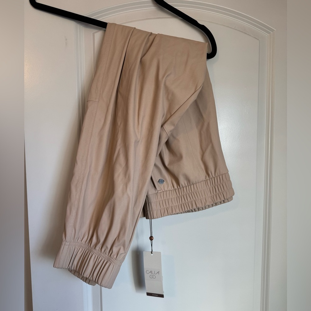 Calia faux leather joggers size xxl NWT